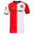 Camisa Feyenoord Home 24/25 - Com Patchs Champions League - Torcedor - Masculino - Branco e Vermelho