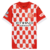 Camisa Girona Home 24/25 - Com Patchs Champions League - Torcedor - Masculino - Vermelha e Branca