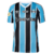 Camisa Grêmio Home 24/25 - Com Patrocínio e Patch Brasileirão 2024 - Torcedor - Masculino - Azul, Preto e Branco