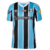 Camisa Grêmio Home 24/25 - Com Patrocinio e Patchs Libertadores 2024 - Torcedor - Masculino - Azul, Preta e Branca