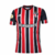 Camisa São Paulo Away 24/25 - Com Patchs Brasileirão 2024 - Torcedor - Masculino - Vermelho e Preto