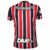 Camisa São Paulo Away 24/25 - Com Patrocínio e Patch Brasileirão 2024 - Torcedor - Masculino - Vermelho e Preto