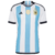 Camisa Seleção Argentina Home 22/23 - Copa do Mundo 2022 - Torcedor - Masculina - Azul e Branco