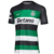 Camisa Sporting Lisboa Home 24/25 - Com Patchs Champions League - Torcedor - Masculino - Preto e Verde