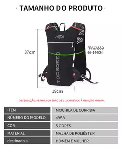 Mochila de Hidratação Ultra Leve Corrida e Ciclismo - comprar online