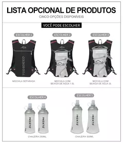 Mochila de Hidratação Ultra Leve Corrida e Ciclismo