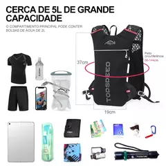 Mochila de Hidratação Ultra Leve Corrida e Ciclismo - loja online