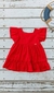 vestido vermelho infantil, natal