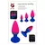 KIT PLUG ANAL COM VENTOSA EM SILICONE -EPL095 na internet