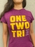 Camiseta One Two Tri Roxa - SoulTri