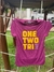 Camiseta One Two Tri Roxa