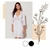 ROBE DE LIGANETE PURA PELE 901038 - comprar online