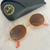 Ray Ban Oval Double Bridge (dorado marron) - comprar online