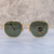 Ray Ban Hexagonal (dorado verde) - comprar online