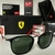 Ferrari Round Fleck -Negro Rojo Verde-