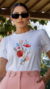 T-shirt Estampa Floral - Kapris