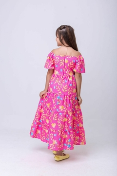 Vestido Samara Floral Rosa na internet