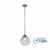 PENDENTE ORBIS CROMADO E CLEAR SL-0535 H1 CHROME CLEAR