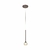 PENDENTE DELI SL-5956 H1 COFFEE ACRILICO E METAL - comprar online