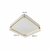 PLAFON QUADRADO LED 30CM 24W BRANCO C/ DOURADO HEVVY na internet