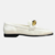 Mocassim Branco Couro Metal Bold Silvia Braz AREZZO