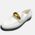 Mocassim Branco Couro Metal Bold Silvia Braz AREZZO - comprar online