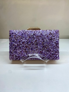 Bolsa lavanda em pedras