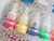 Set de 12 Plasticolas de Color con Glitter. Finger Paint en internet