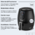 Imagem do Fritadeira Elétrica Air Fryer Itatiaia Midi Digital 3,7L 1400W