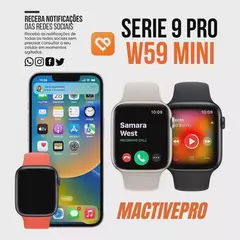 Relógio Inteligente Smartwatch W59 Mini - comprar online