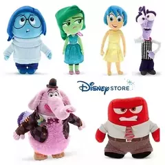 Imagem do Disney-Soft Stuffed Toy Plush para Crianças, Filme De Dentro Para Fora, Alegria