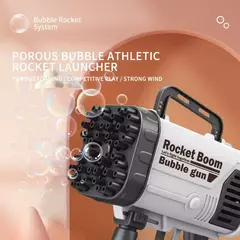 Arma de bolha mágica elétrica para crianças Gatlin Bubble Gun Machine, Bolhas - loja online