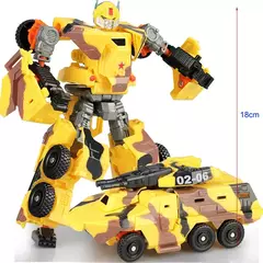 Transformation Robot Car Action Figure, Brinquedo Deformação