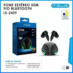 FONE DE OUVIDO SEM FIO, BLUETOOTH, 5.3 LED na internet