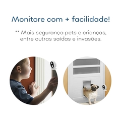 SENSOR DE PRESENCA 3 EM 1 INFRAVERMELHO MULTIFUNCIONAL COM ALERTA SONORO - SB COMPANY