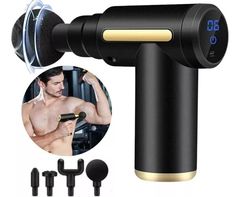 MASSAGEADOR MUSCULAR, PISTOLA MASSAGE GUN 4 PONTEIRAS MUSCULAR, PROFISSIONAL - comprar online