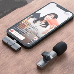 MICROFONE LAPELA S/ FIO PARA IPHONE LIGHTNING