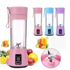 MINI LIQUIDIFICADOR MINI MIXER JUICER 6 LAMINAS RECARREGAVEL USB 380 ML - comprar online