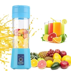 MINI LIQUIDIFICADOR MINI MIXER JUICER 6 LAMINAS RECARREGAVEL USB 380 ML - comprar online