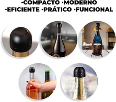 Tampa De Silicone A Vácuo Para Garrafa De Vinho (TAMPADEVINHO) - comprar online