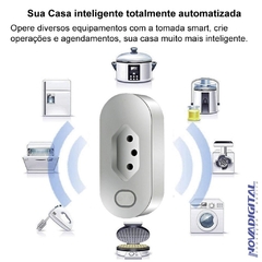 Tomada Inteligente Nova Digital WIFI Smart Home 16A com Moni (TOMADAINTELIGENTE)