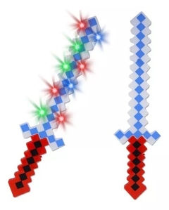 Imagem do Espada De Brinquedo Infantil Com Luz, Som e Led