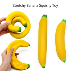 Brinquedo Fidget Espremendo Banana Frutas Brinquedo Elástico Aliviar O Estresse