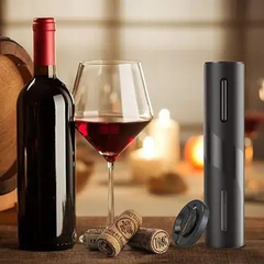 ABRIDOR DE VINHO AUTOMÁTICO SACA ROLHAS ELÉTRICO A PILHAS ELEGANTE E FUNCIONAL na internet