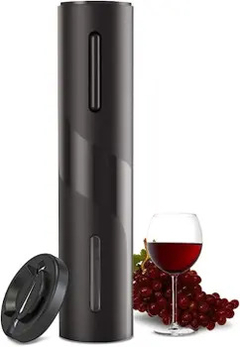 ABRIDOR DE VINHO AUTOMÁTICO SACA ROLHAS ELÉTRICO A PILHAS ELEGANTE E FUNCIONAL - comprar online