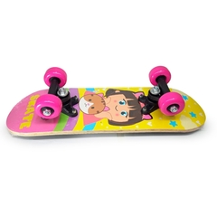 Skate Infantil Criança Skatinho de Verdade Shape em Madeira - Boneca (SKA-001-2 - comprar online