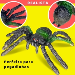 Aranha de Brinquedo Pegadinha Susto Borracha Realista na internet