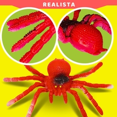 Aranha de Brinquedo Pegadinha Susto Borracha Realista na internet