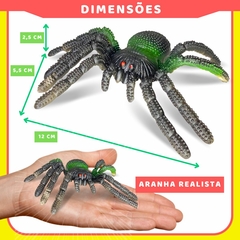 Aranha de Brinquedo Pegadinha Susto Borracha Realista - comprar online