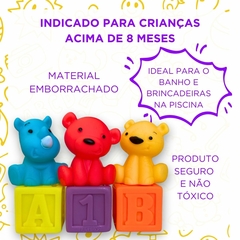 Animais De Brinquedo De Banho Para Bebê Vinil Macio Infantil